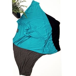 Seductions☆80's Block Color💚Multicolor Top